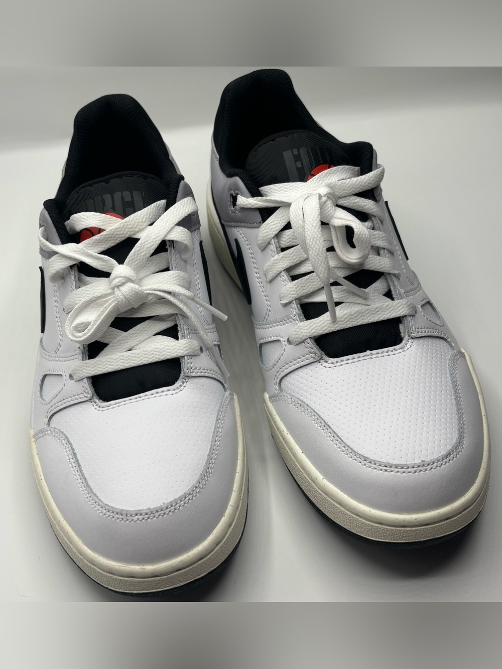 Nike Full Force Low White/Black Men’s 9.5 - Picture 5 of 13
